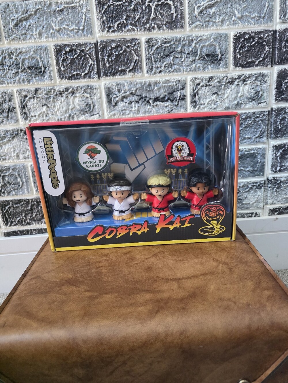Fisher-Price Cobra Kai 4-Figure Set - Red, White, Blonde, Brown